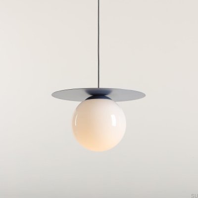 Loop M Metal Blue Hanging Lamp