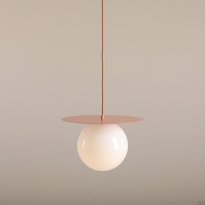 Loop L Metal Coral Hanging Lamp