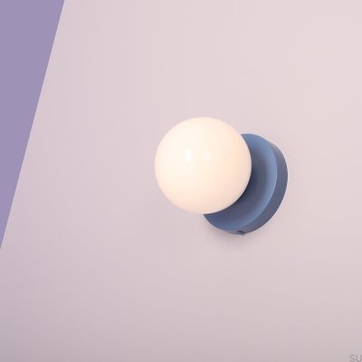 Ball II S Wall Lamp Metal Blue