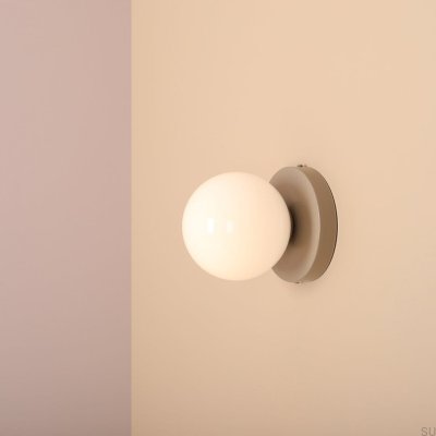 Ball II S Wall Lamp Metal Beige