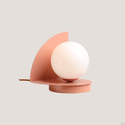 Loop Desk Lamp Metal Coral