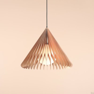 Hanging lamp Nature Sun M Wooden Beech
