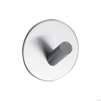 Base 100-1 wall hanger Brushed steel