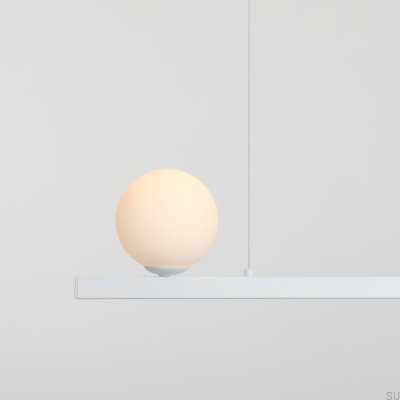 Garda 4 Metal White Hanging Lamp