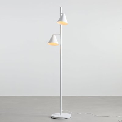Floor lamp Form 2 Metal White
