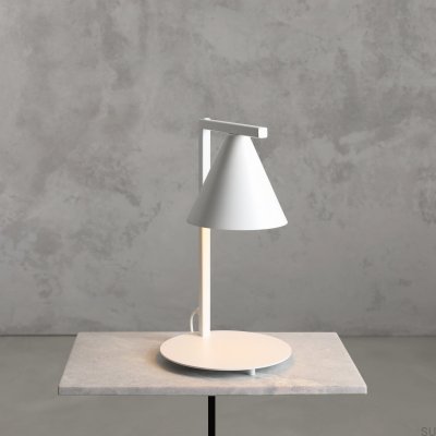 Desk lamp Form Metal White