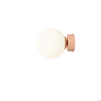 Ball S Wall Lamp Metal Coral