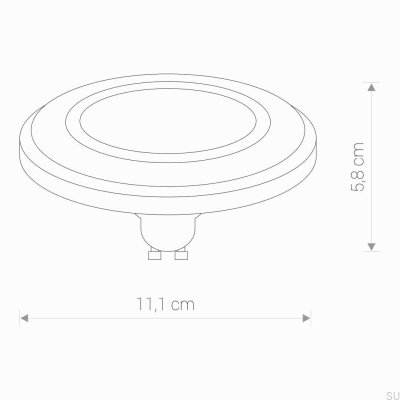 GU10 ES111 White Light Bulb