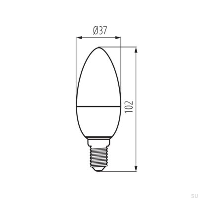 iQ LED E14 bulb