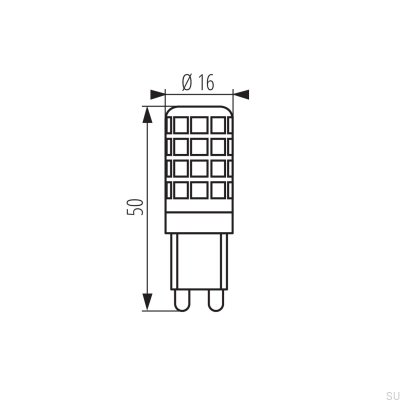 ZUBI LED 4W G9-WW bulb