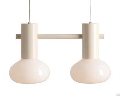 Flo 2 S Metal Cream Hanging Lamp