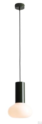 Flo S Metal Green Hanging Lamp
