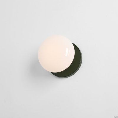 Flo S Wall Lamp Metal Green