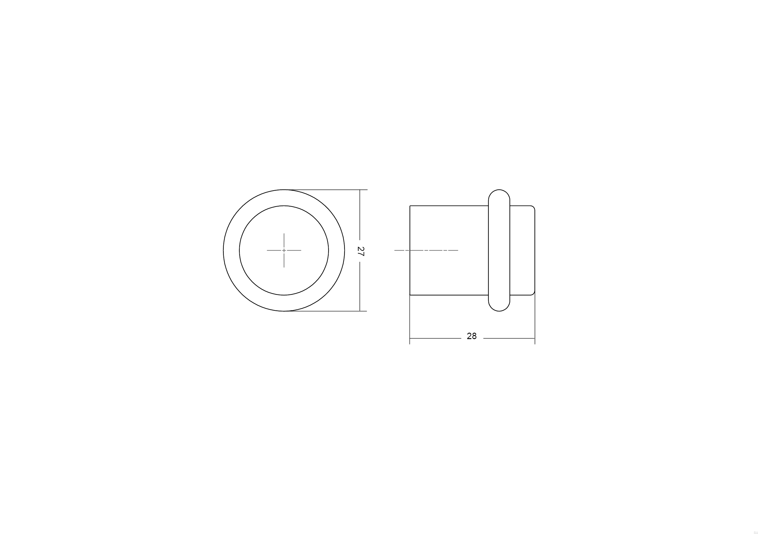 0109017L27--Gałka-meblowa-Graf-Złota-Szczotkowana-Jasna-Viefe-Skandynawskie-Uchwyty