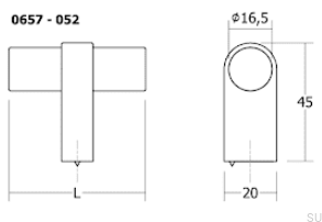 0657192L618--Uchwyt-meblowy-podłużny-Nobb-192-Aluminiowy-Szczotkowany-Złoty-Viefe-Skandynawskie-Uchwyty