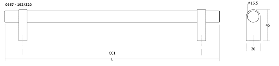 0657320L24--Uchwyt-meblowy-podłużny-Nobb-320-Aluminiowy-Szczotkowany-Viefe-Skandynawskie-Uchwyty