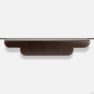 Tilda 160 Brass Brown Brushed Edge Furniture Handle