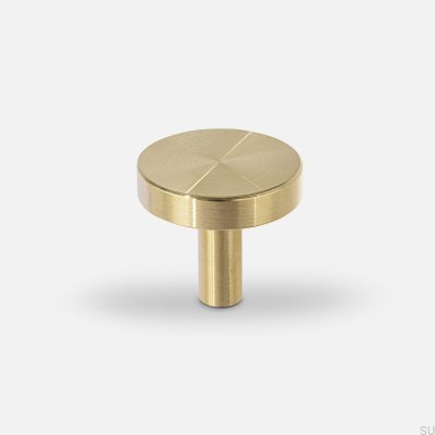 Furniture knob Nena M Brass, Brushed Unpainted
