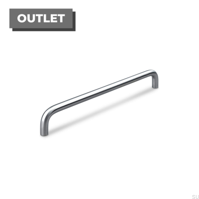 Latina 224 longitudinal furniture handle, brushed steel