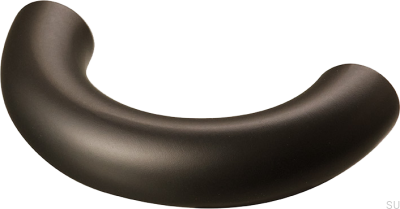 Arch 052 41 Brass Brown Elongated Furniture Handle
