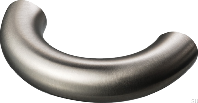 Arch 052 41 oblong furniture handle, brass, brushed nickel