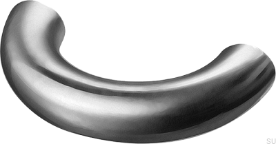 Arch 052 41 elongated furniture handle, brass, silver, chrome