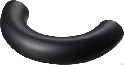 Arch 052 41 Brass Matte Black Elongated Furniture Handle