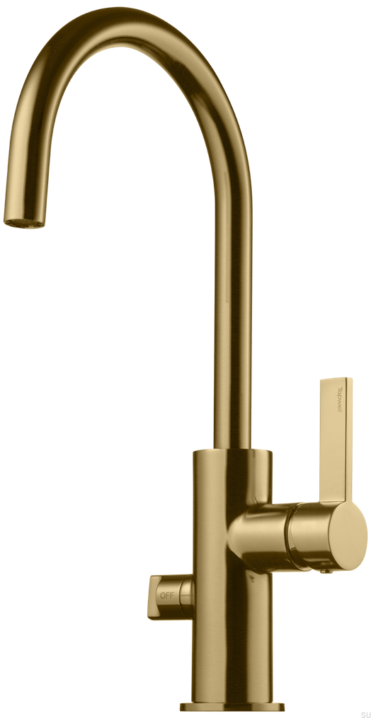 9424263--Bateria-kuchenna-z-zaworem-do-zmywarki-ARM184-Mosiężna-Miodowe-Złoto-Szczotkowane-Tapwell-Skandynawskie-Uchwyty_1