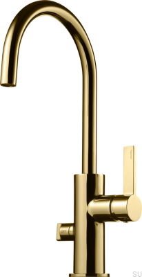 Kitchen faucet with dishwasher valve ARM184 Brass Honey Gold