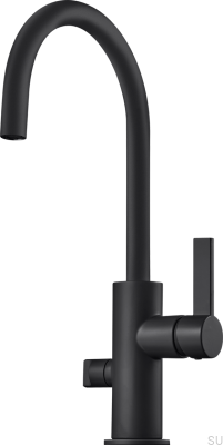 Kitchen faucet with dishwasher valve ARM184 Brass Matte Black