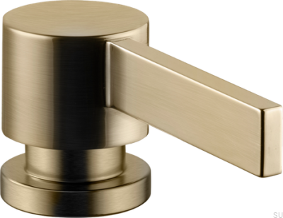 ARM228 Brass Honey Gold Brushed Soap Dispenser