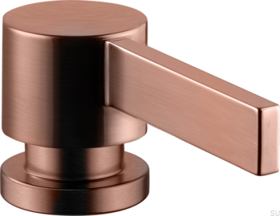 ARM228 Brushed Copper Unlacquered Soap Dispenser