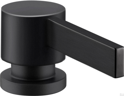 ARM228 Brass Matte Black Soap Dispenser