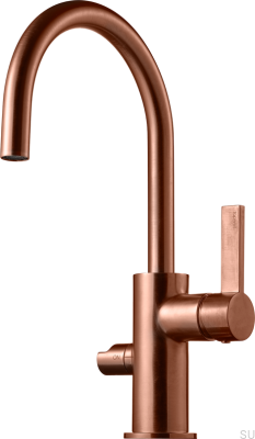 Kitchen faucet with dishwasher valve ARM384 Brushed Copper Unpainted