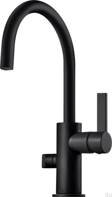 Kitchen faucet with dishwasher valve ARM384 Brass Matte Black