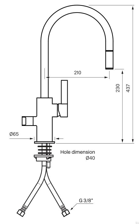 9426340--Bateria-kuchenna-z-wyciąganą-wylewką-i-z-zaworem-do-zmywarki-ARM385-Mosiężna-Czarna-Matowa-Tapwell-Skandynawskie-Uchwyty_2