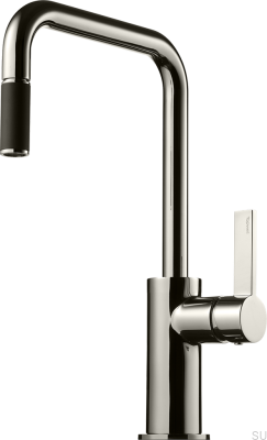 Pull-out kitchen faucet ARM577 Brass Black Platinum