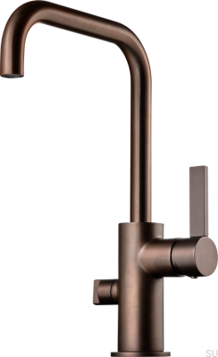 Kitchen faucet with dishwasher valve ARM584 Brass Brown