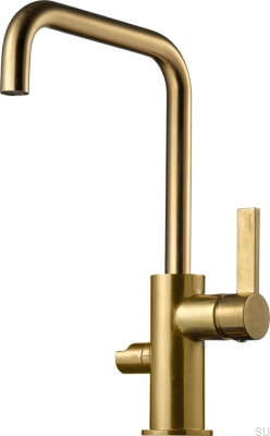 Kitchen faucet with dishwasher valve ARM584 Brass Honey Gold Brushed