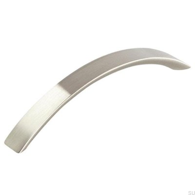 Oblong furniture handle 1029 128 Brushed nickel