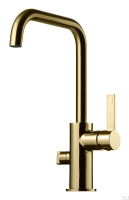 Kitchen faucet with dishwasher valve ARM584 Brass Honey Gold