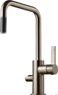 ARM587 Brass Kitchen Faucet, Brushed Nickel