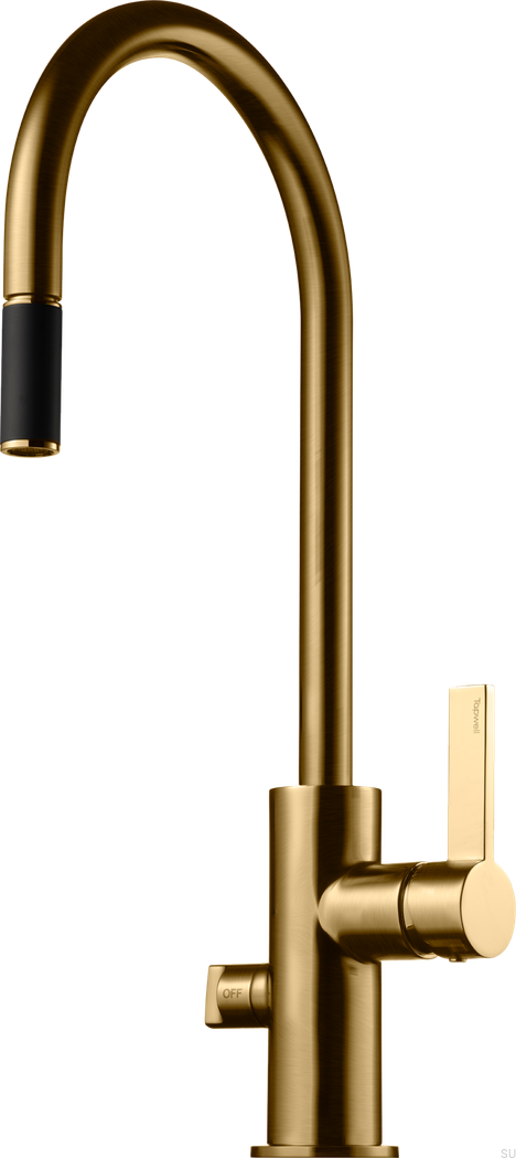 9424287--Bateria-kuchenna-z-zaworem-do-zmywarki-ARM885-Mosiężna-Miodowe-Złoto-Szczotkowane-Tapwell-Skandynawskie-Uchwyty_1