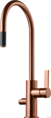 Kitchen tap with dishwasher valve ARM885 Brushed Copper Unpainted