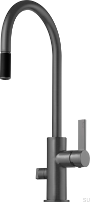 Kitchen faucet with dishwasher valve ARM885 Brass Graphite