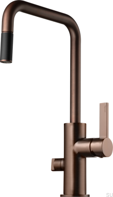 Kitchen faucet with dishwasher valve ARM887 Brass Brown