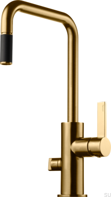 Kitchen faucet with dishwasher valve ARM887 Brass Honey Gold Brushed