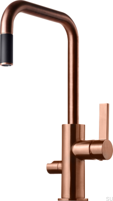 Kitchen tap with dishwasher valve ARM887 Brushed Copper Unpainted