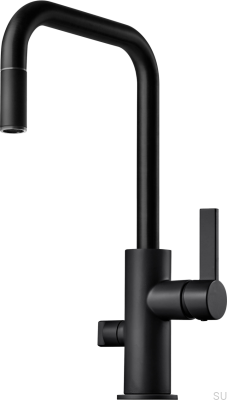 Kitchen faucet with dishwasher valve ARM887 Brass Matte Black