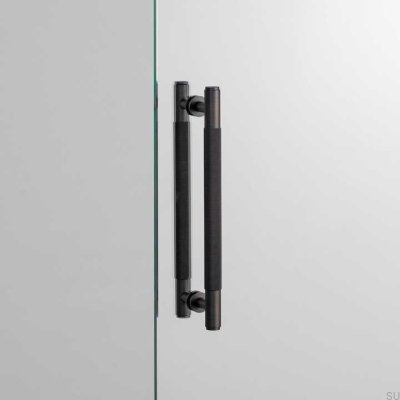 Cross 225 Brass Burnt Bronze Double-Sided Elongated Furniture Handle